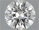 0.53 quilates, Redondo Diamante , Color H, claridad VVS1 y certificado por GIA