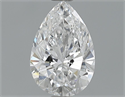 0.70 Carats, Pear Diamond with  Cut, D Color, VS2 Clarity and Certified by GIA