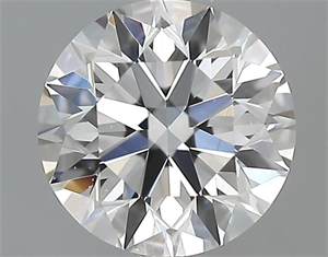 Picture of 0.52 Carats, Round Diamond with Excellent Cut, D Color, VVS1 Clarity and Certified by GIA
