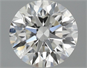 0.50 quilates, Redondo Diamante , Color H, claridad VVS1 y certificado por GIA