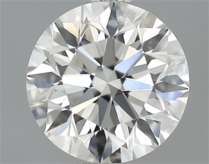 Picture of 0.50 Carats, Round Diamond with Excellent Cut, H Color, VVS2 Clarity and Certified by GIA
