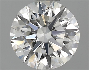Picture of 0.46 Carats, Round Diamond with Excellent Cut, F Color, VVS1 Clarity and Certified by GIA