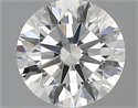 0.70 quilates, Redondo Diamante , Color G, claridad VVS2 y certificado por GIA