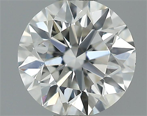 Picture of 0.33 Carats, Round Diamond with Excellent Cut, G Color, VVS2 Clarity and Certified by GIA