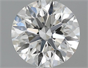 0.41 quilates, Redondo Diamante , Color F, claridad VVS1 y certificado por GIA