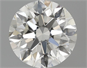 0.80 Carats, Round Diamond with Excellent Cut, H Color, VVS1 Clarity and Certified by GIA