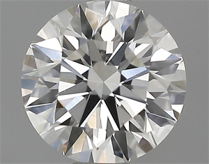 Picture of 0.42 Carats, Round Diamond with Excellent Cut, G Color, VVS2 Clarity and Certified by GIA