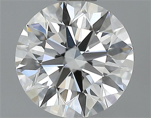 Picture of 0.72 Carats, Round Diamond with Excellent Cut, F Color, VVS1 Clarity and Certified by GIA