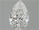 2.05 quilates, De pera Diamante , Color D, claridad VS2 y certificado por GIA