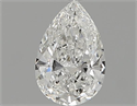 0.54 Carats, Pear Diamond with  Cut, F Color, VS1 Clarity and Certified by GIA