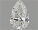0.51 Carats, Pear Diamond with  Cut, G Color, VS1 Clarity and Certified by GIA