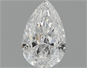 0.52 Carats, Pear Diamond with  Cut, E Color, VS2 Clarity and Certified by GIA