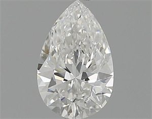 Picture of 0.50 Carats, Pear Diamond with  Cut, F Color, VS2 Clarity and Certified by GIA