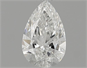 0.60 Carats, Pear Diamond with  Cut, F Color, VS2 Clarity and Certified by GIA