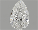 0.60 Carats, Pear Diamond with  Cut, F Color, VS2 Clarity and Certified by GIA