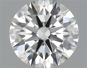 Picture of 0.37 Carats, Round Diamond with Excellent Cut, H Color, VVS1 Clarity and Certified by GIA