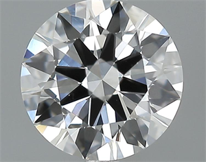 Picture of 0.76 Carats, Round Diamond with Excellent Cut, H Color, VVS1 Clarity and Certified by GIA
