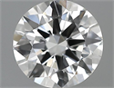0.35 Carats, Round Diamond with Excellent Cut, F Color, VVS1 Clarity and Certified by GIA