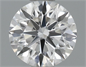 0.35 Carats, Round Diamond with Excellent Cut, E Color, VVS2 Clarity and Certified by GIA