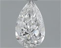 0.50 Carats, Pear Diamond with  Cut, D Color, VS1 Clarity and Certified by GIA