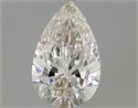 0.70 quilates, De pera Diamante , Color F, claridad VVS1 y certificado por GIA