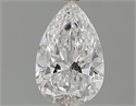 0.70 Carats, Pear Diamond with  Cut, D Color, VS2 Clarity and Certified by GIA