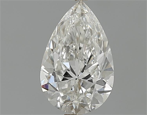Picture of 0.70 Carats, Pear Diamond with  Cut, H Color, VVS2 Clarity and Certified by GIA