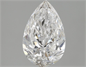2.01 Carats, Pear Diamond with  Cut, D Color, VS1 Clarity and Certified by GIA