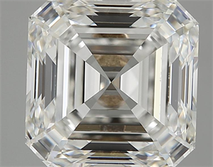 Picture of 4.01 Carats, Asscher Diamond with  Cut, F Color, VS2 Clarity and Certified by GIA