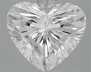 Picture of 3.02 Carats, Heart Diamond with  Cut, F Color, VS2 Clarity and Certified by GIA