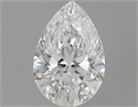 0.71 Carats, Pear Diamond with  Cut, D Color, VS1 Clarity and Certified by GIA