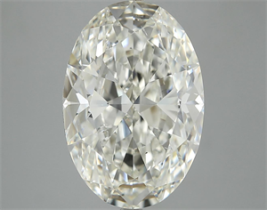Picture of 8.03 Carats, Oval Diamond with  Cut, J Color, SI1 Clarity and Certified by GIA