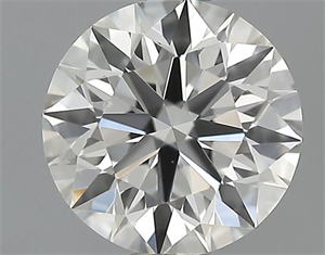 Picture of 0.51 Carats, Round Diamond with Excellent Cut, H Color, VVS2 Clarity and Certified by GIA