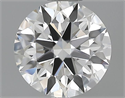 0.55 quilates, Redondo Diamante , Color E, claridad VVS1 y certificado por GIA