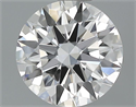 0.70 Carats, Round Diamond with Excellent Cut, E Color, VVS2 Clarity and Certified by GIA