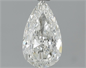 1.00 Carats, Pear Diamond with  Cut, H Color, VVS2 Clarity and Certified by GIA