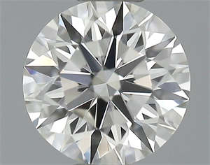 Picture of 0.30 Carats, Round Diamond with Excellent Cut, H Color, VVS1 Clarity and Certified by GIA