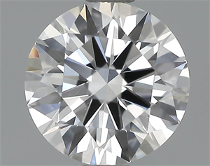 Picture of 0.24 Carats, Round Diamond with Excellent Cut, E Color, VVS1 Clarity and Certified by GIA