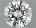 0.51 quilates, Redondo Diamante , Color H, claridad VVS1 y certificado por GIA