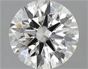 0.78 Carats, Round Diamond with Excellent Cut, H Color, VVS2 Clarity and Certified by GIA