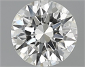 0.70 Carats, Round Diamond with Excellent Cut, G Color, VVS1 Clarity and Certified by GIA