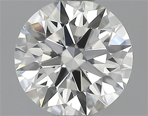 Picture of 0.37 Carats, Round Diamond with Excellent Cut, H Color, VVS1 Clarity and Certified by GIA