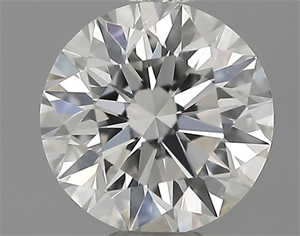 Picture of 0.40 Carats, Round Diamond with Excellent Cut, H Color, VVS1 Clarity and Certified by GIA