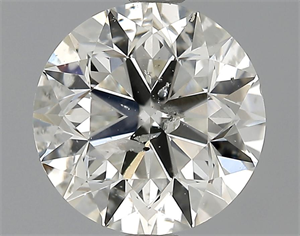 Picture of 1.70 Carats, Round Diamond with Excellent Cut, G Color, SI2 Clarity and Certified by EGL