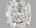 5.01 Carats, Cushion Diamond with  Cut, F Color, SI1 Clarity and Certified by GIA