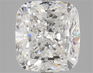 Picture of 5.01 Carats, Cushion Diamond with  Cut, F Color, SI1 Clarity and Certified by GIA