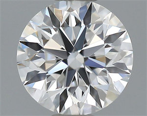 Picture of 0.37 Carats, Round Diamond with Excellent Cut, D Color, VS1 Clarity and Certified by GIA