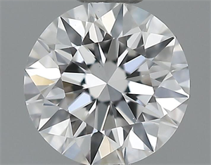 Picture of 0.31 Carats, Round Diamond with Excellent Cut, D Color, VVS2 Clarity and Certified by GIA