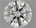 0.90 quilates, Redondo Diamante , Color H, claridad VVS2 y certificado por GIA