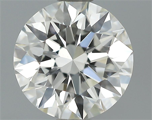 Picture of 0.72 Carats, Round Diamond with Excellent Cut, H Color, VVS1 Clarity and Certified by GIA